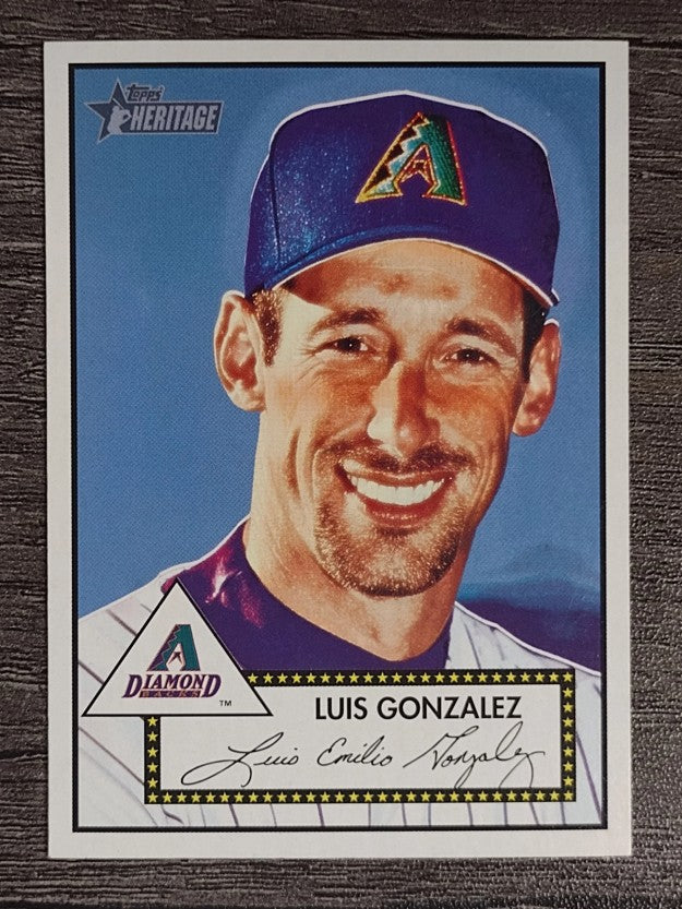 2001 Topps Heritage #204 Luis Gonzalez