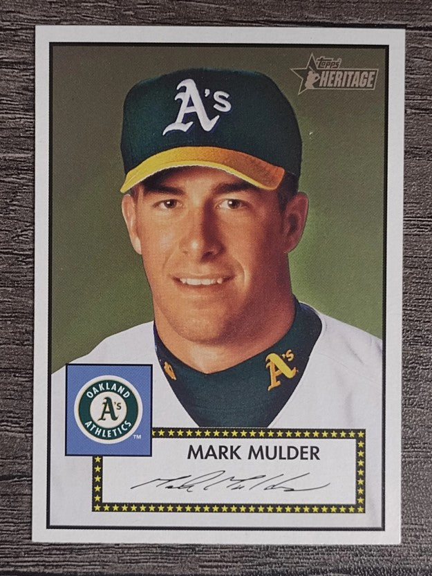 2001 Topps Heritage #171 Mark Mulder Black