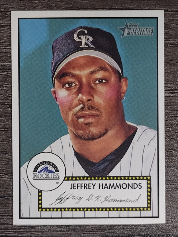 2001 Topps Heritage #186 Jeffrey Hammonds