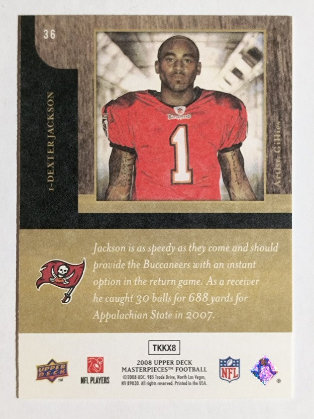 2008 UD Masterpieces #36 Dexter Jackson RC