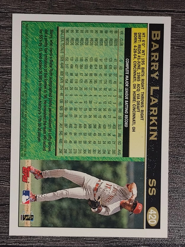 1997 Topps #420 Barry Larkin