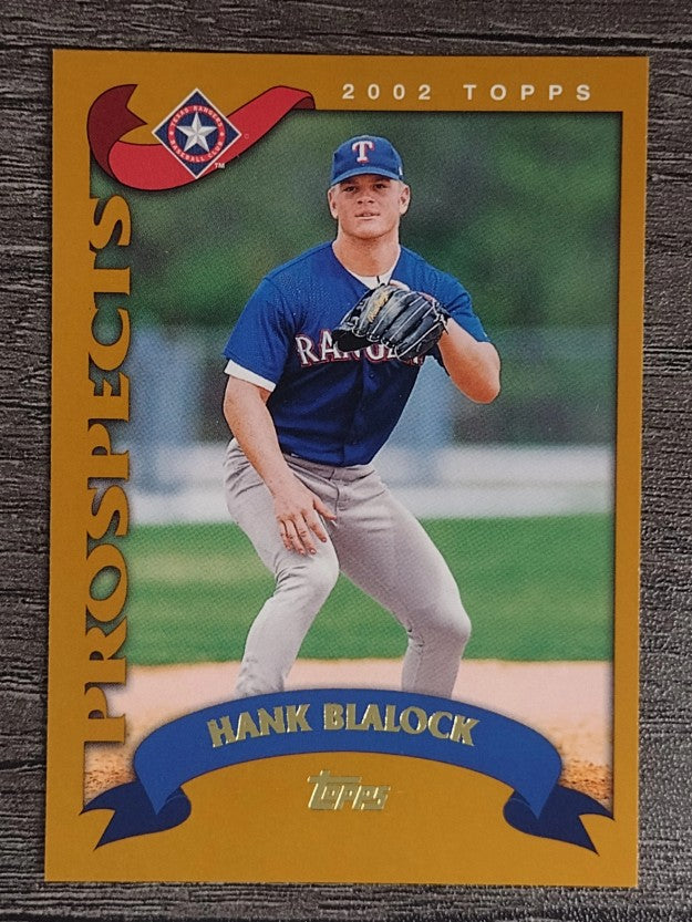 2002 Topps #309 Hank Blalock PROS