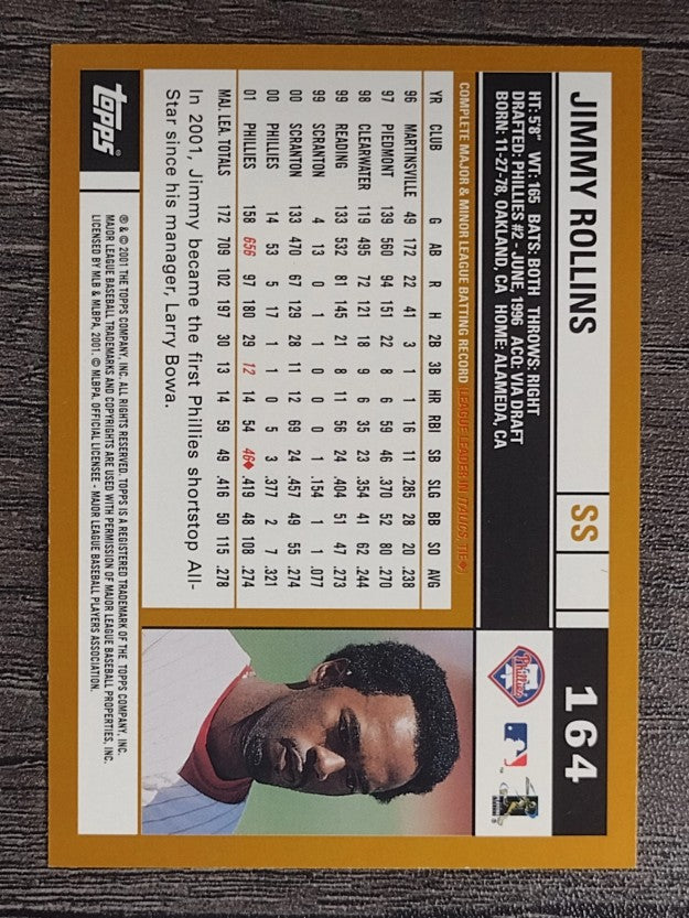 2002 Topps #164 Jimmy Rollins