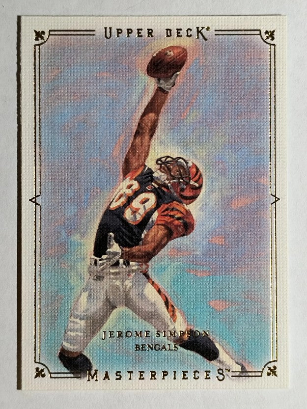 2008 UD Masterpieces #63 Jerome Simpson RC