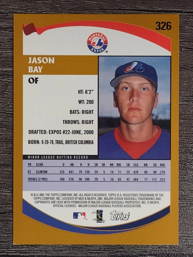 2002 Topps #326 Jason Bay PROS RC