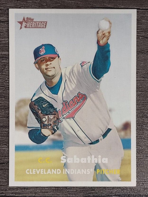 2006 Topps Heritage #8 C.C. Sabathia