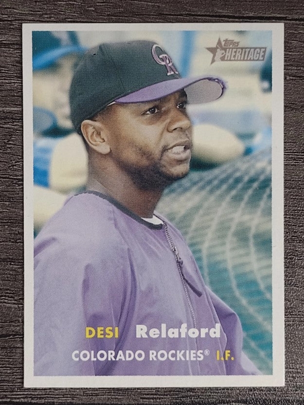 2006 Topps Heritage #155 Desi Relaford