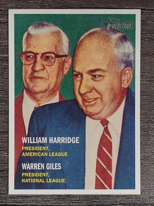 2006 Topps Heritage #100 William Harridge/Warren Giles