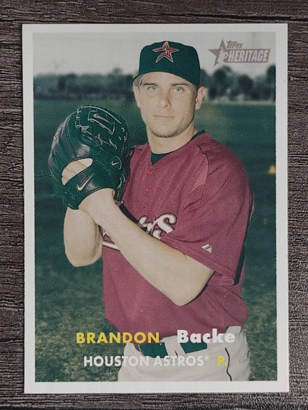 2006 Topps Heritage #438 Brandon Backe