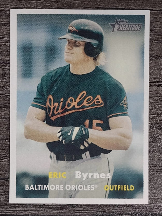 2006 Topps Heritage #376 Eric Byrnes