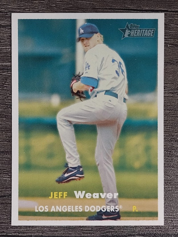 2006 Topps Heritage #363 Jeff Weaver