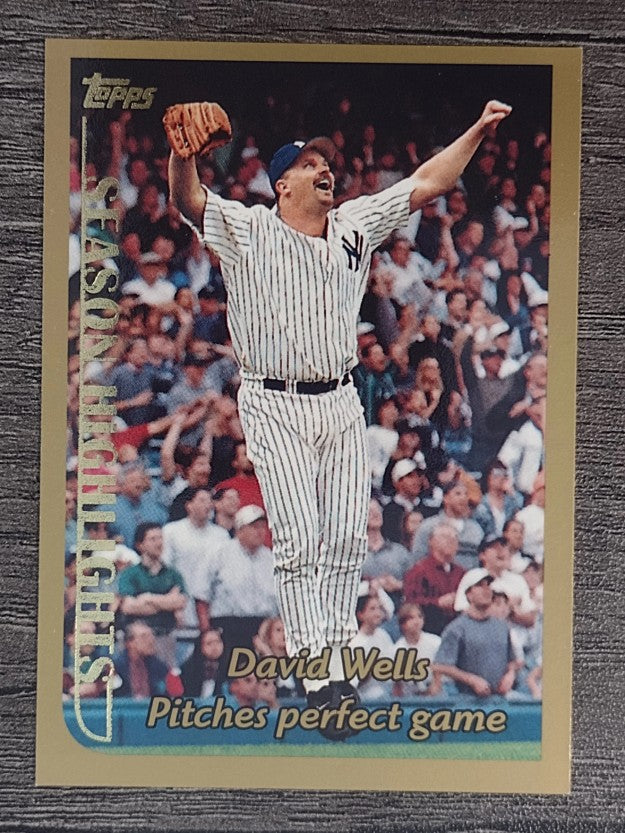 1999 Topps #200 David Wells HL
