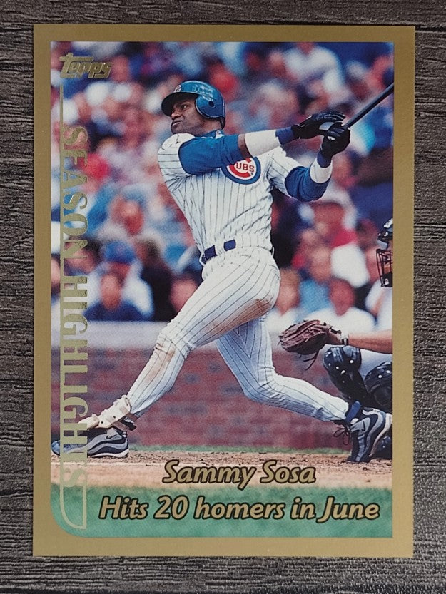 1999 Topps #202 Sammy Sosa HL