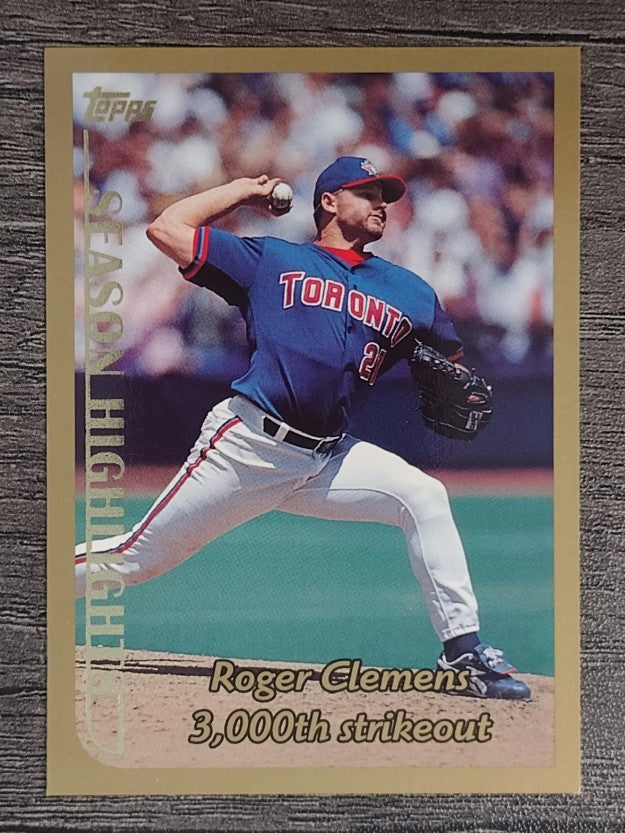 1999 Topps #203 Roger Clemens HL