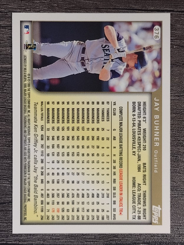 1999 Topps #376 Jay Buhner