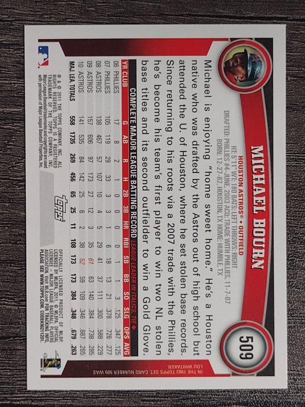 2011 Topps #509 Michael Bourn
