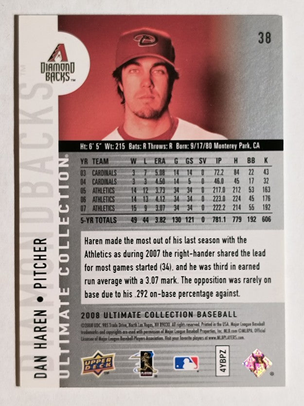 2008 Ultimate Collection #38 Dan Haren