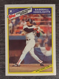 1987 Woolworth's Topps #22 Dave Henderson