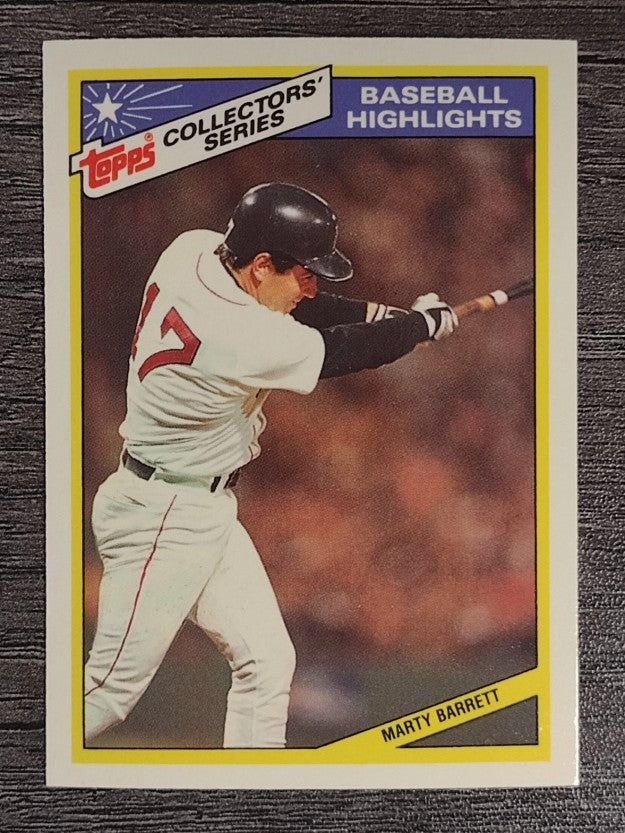1987 Woolworth's Topps #17 Marty Barrett