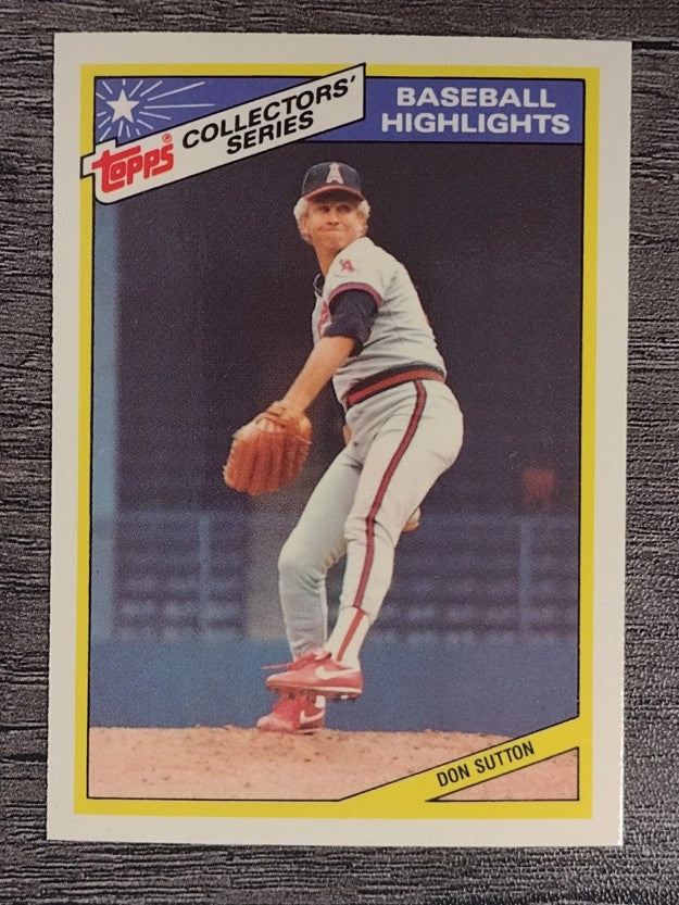 1987 Woolworth's Topps #6 Don Sutton