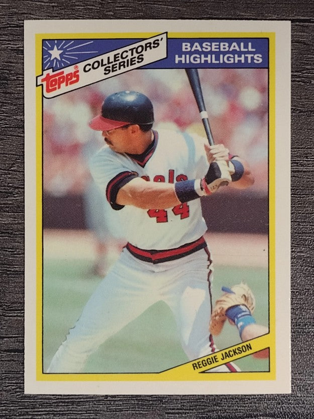1987 Woolworth's Topps #4 Reggie Jackson