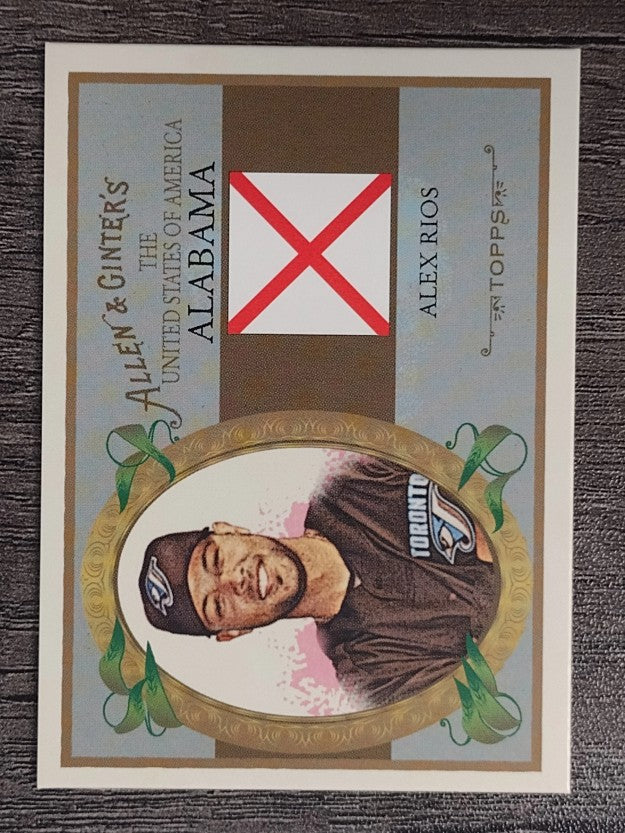 2008 Topps Allen and Ginter United States #US1 Alex Rios