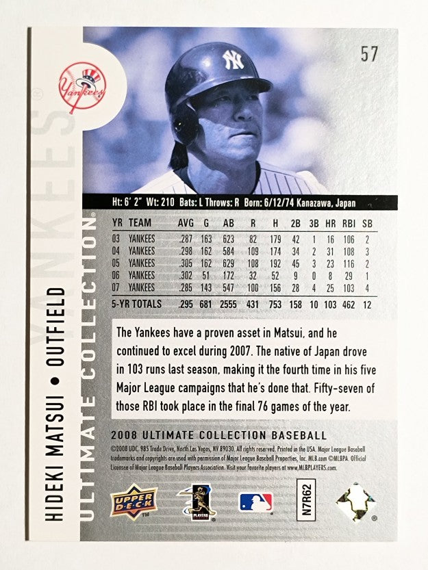 2008 Ultimate Collection #57 Hideki Matsui
