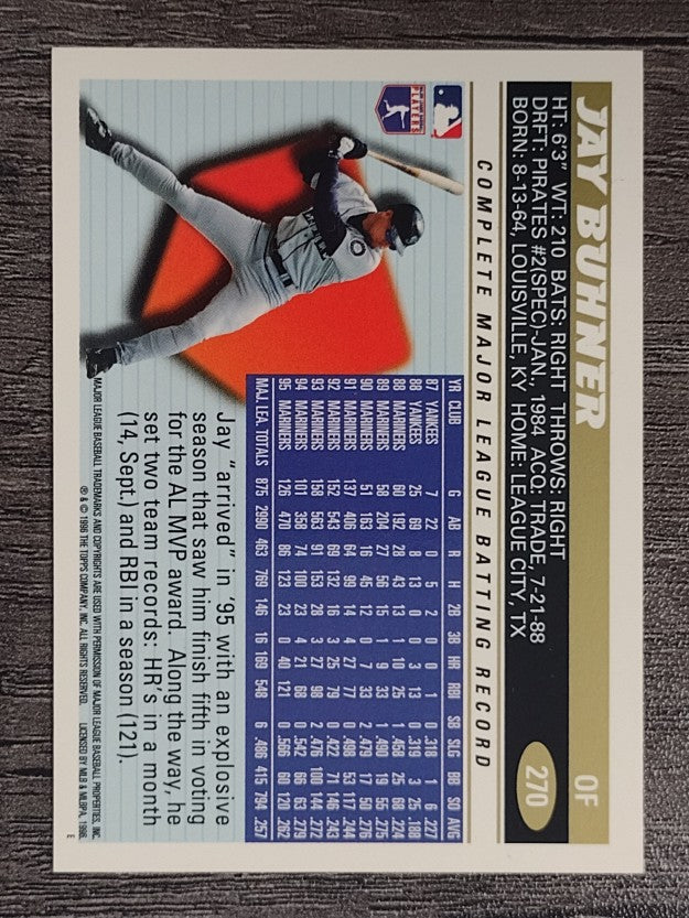 1996 Topps #270 Jay Buhner