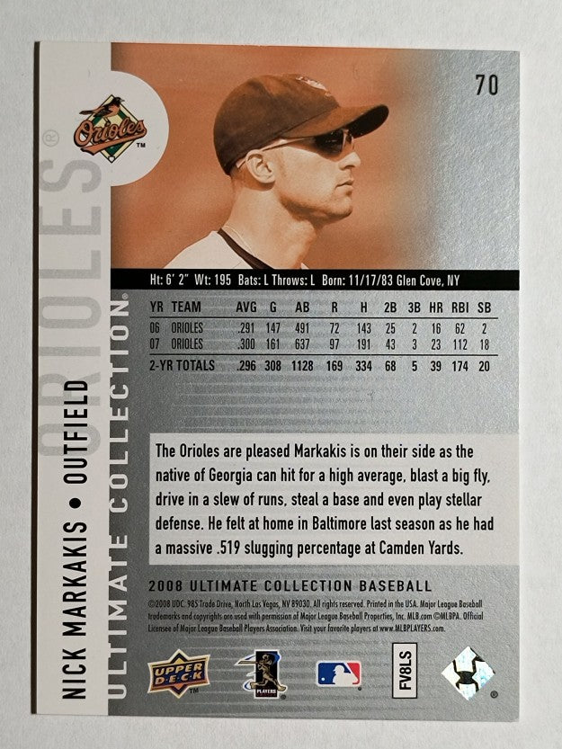 2008 Ultimate Collection #70 Nick Markakis