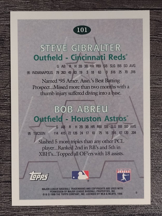1996 Topps #101 Bob Abreu