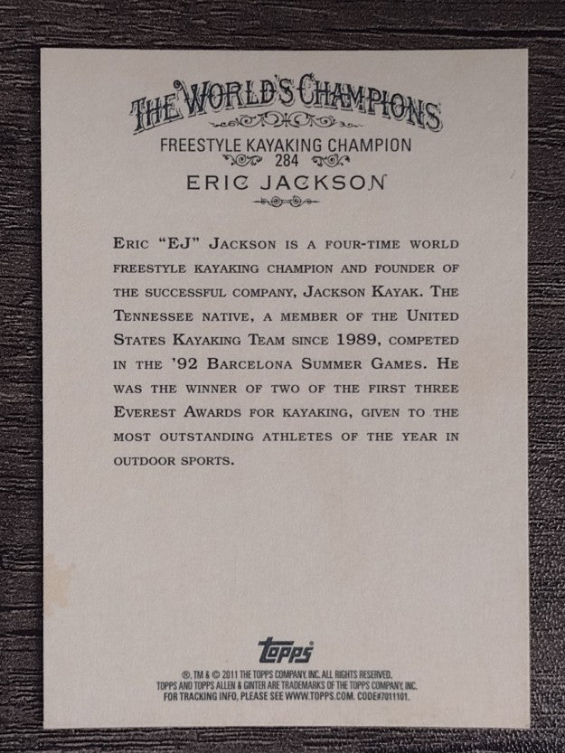 2011 Topps Allen and Ginter #284 Eric Jackson