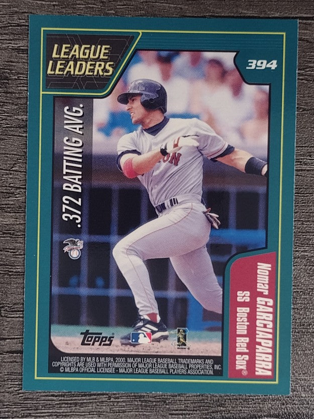 2001 Topps #394 Todd Helton/Nomar Garicaparra LL