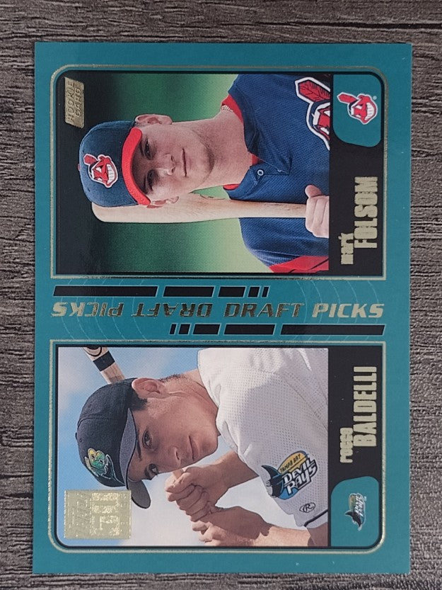 2001 Topps #357 Mark Folsom RC/Rocco Baldelli