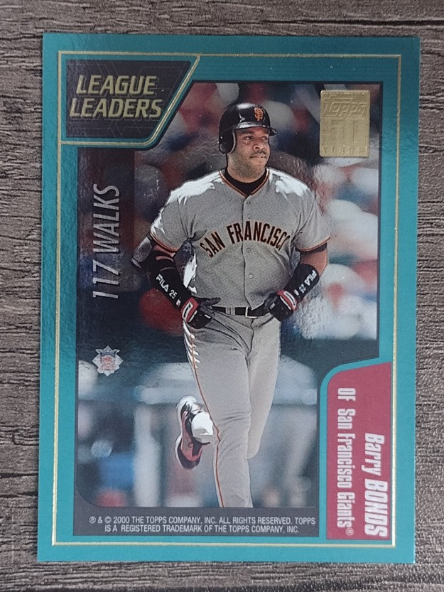 2001 Topps #395 Barry Bonds/Jason Giambi LL