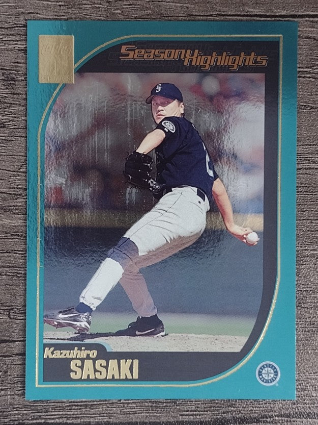 2001 Topps #391 Kazuhiro Sasaki SH