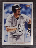 2002 Topps 206 #227A Larry Walker Grey Jsy