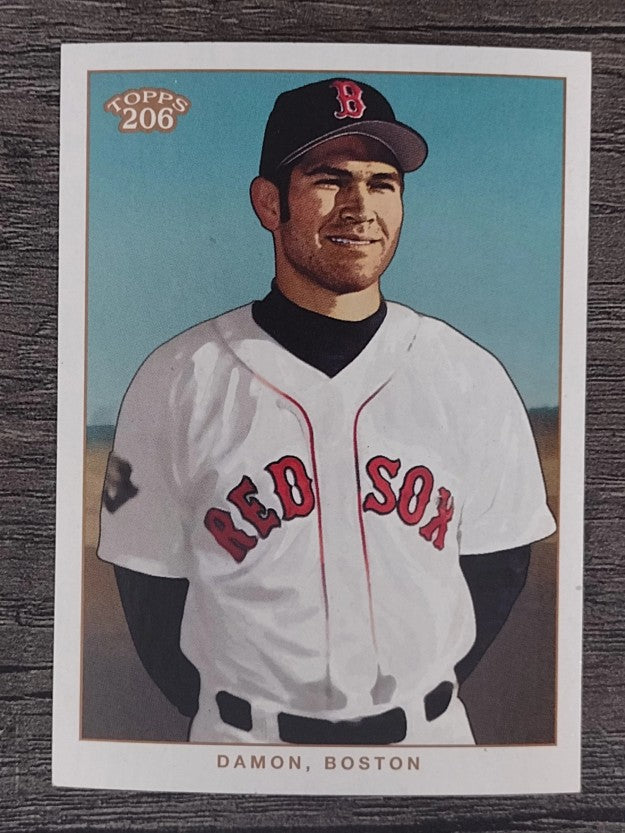 2002 Topps 206 #198C Johnny Damon White Jsy