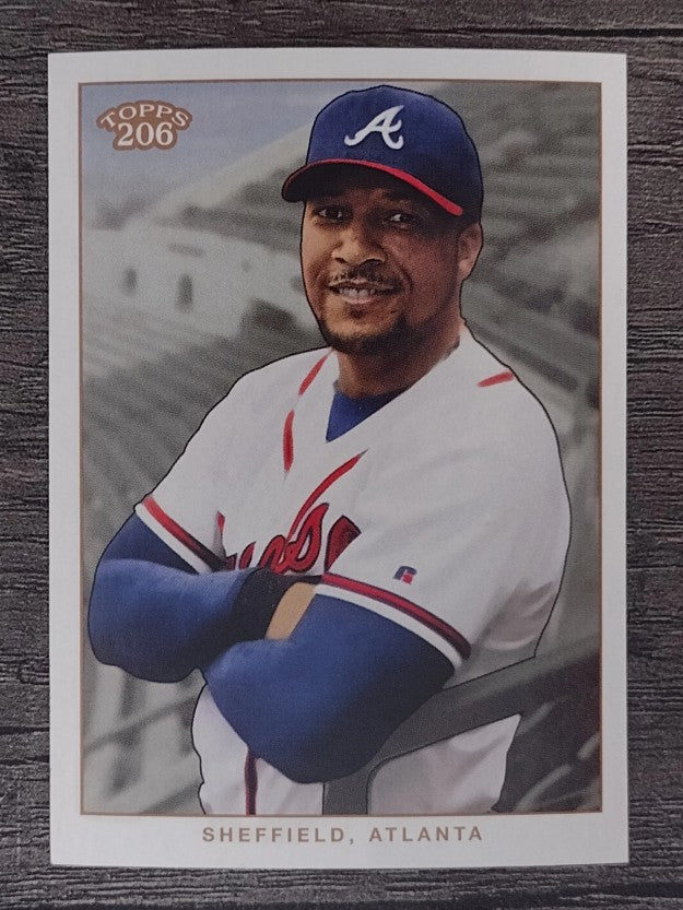 2002 Topps 206 #192B Gary Sheffield w/o Bat