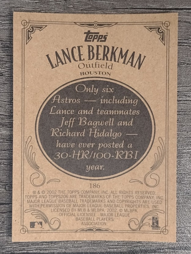 2002 Topps 206 #186 Lance Berkman