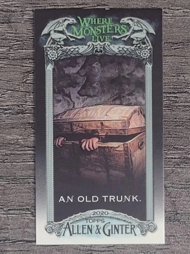 2020 Topps Allen and Ginter Mini Where Monsters Live #MWML5 An Old Trunk (NM)