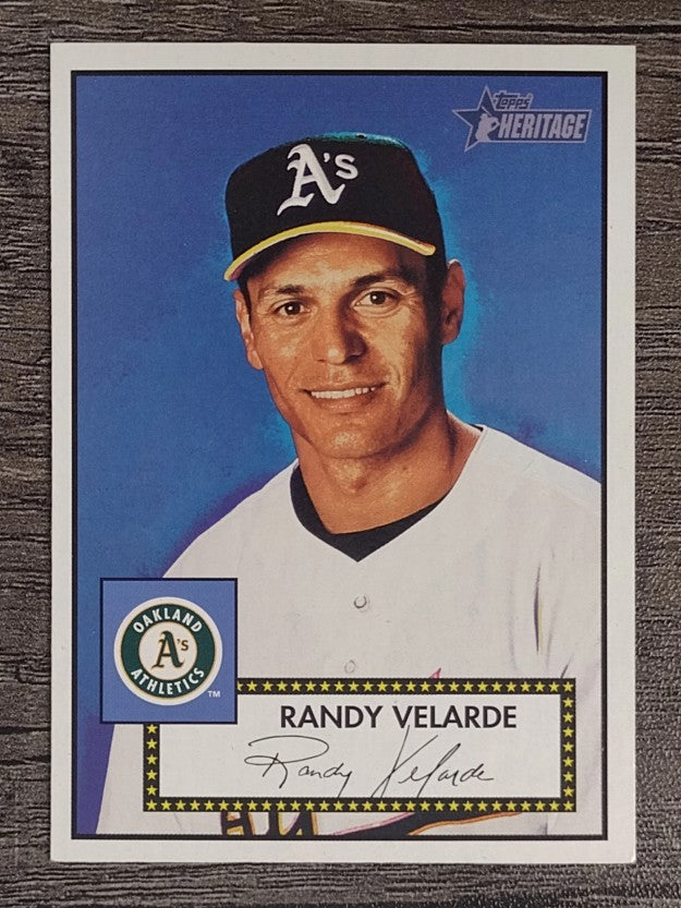 2001 Topps Heritage #19 Randy Velarde Black (NM)