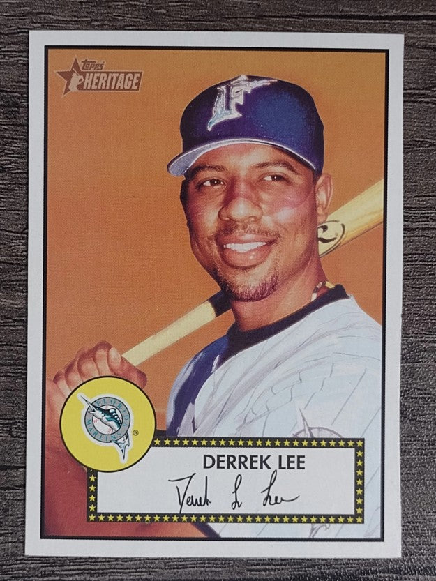 2001 Topps Heritage #196 Derrek Lee