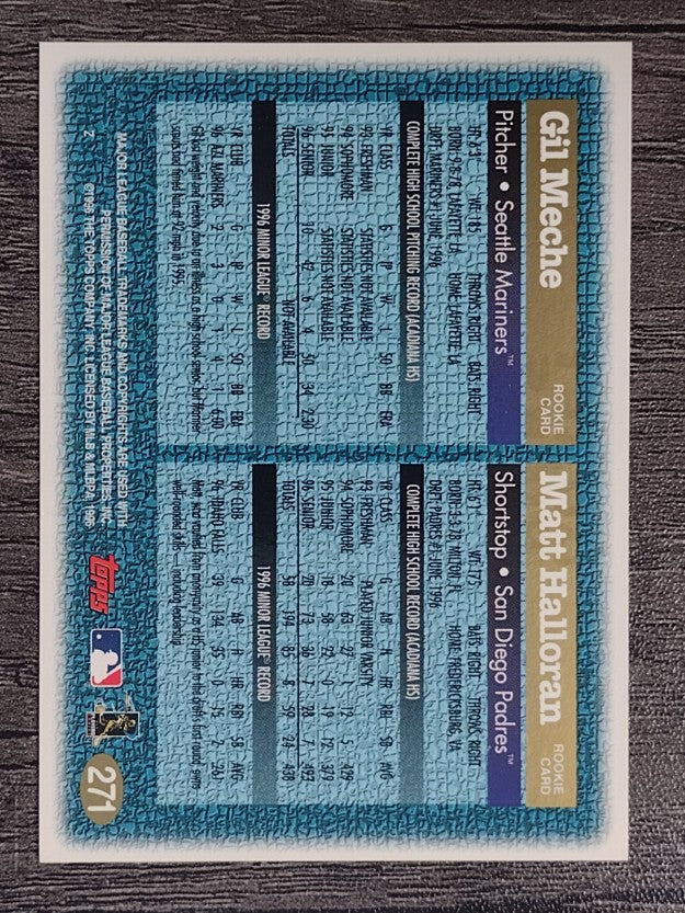 1997 Topps #271 Gil Meche RC