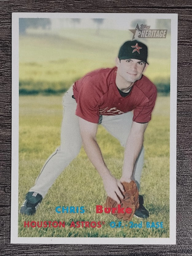 2006 Topps Heritage #318 Chris Burke SP (NM)