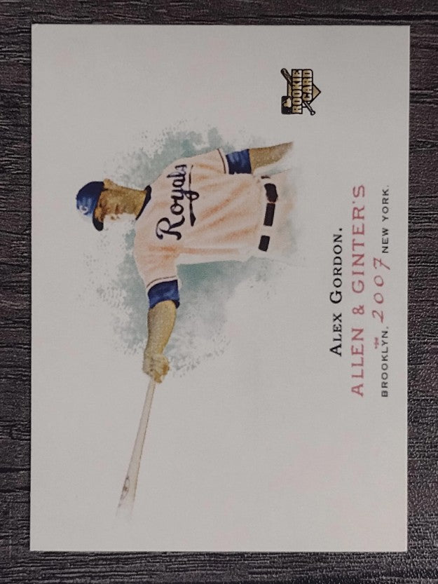2007 Topps Allen and Ginter #204 Alex Gordon RC