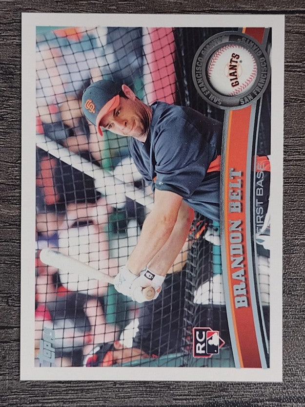 2011 Topps #605 Brandon Belt RC