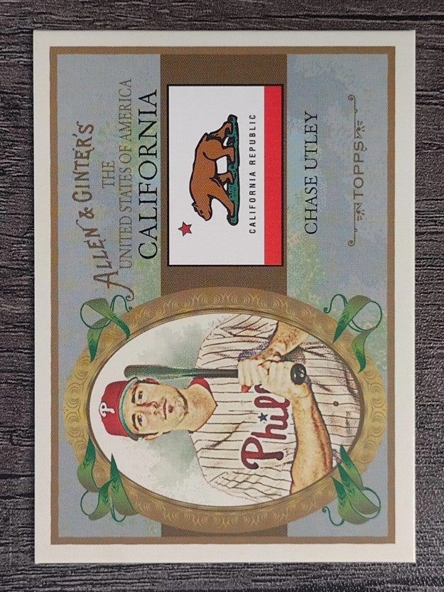 2008 Topps Allen and Ginter United States #US5 Chase Utley