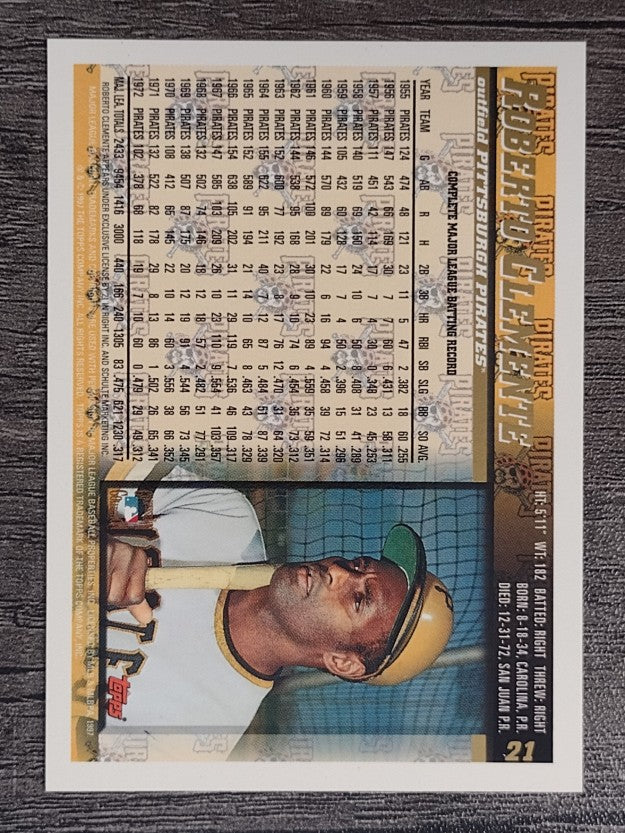 1998 Topps #21 Roberto Clemente