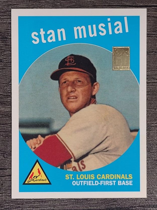 2001 Topps Through the Years Reprints #6 Stan Musial '59