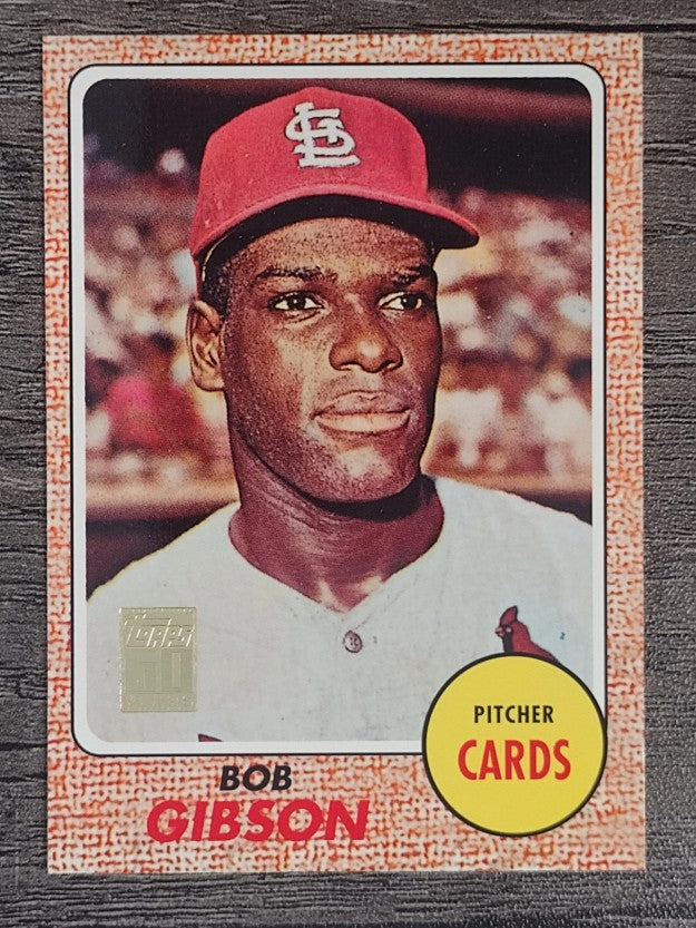 2001 Topps Through the Years Reprints #16 Bob Gibson '68